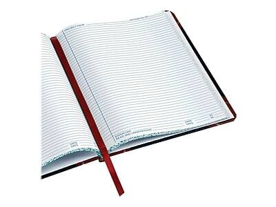 Alt View 2. Boorum & Pease - Lab Notebook - Black/Red.