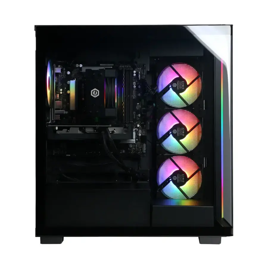 Alt View 12. CyberPowerPC - Gamer Xtreme Gaming Desktop - Intel Core i5-14400F - 16GB Memory - NVIDIA GeForce RTX 5060 8GB - 1TB PCIe 4.0 SSD - Black.