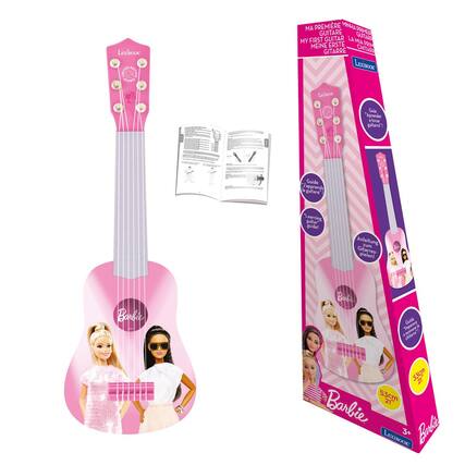 LEXIBOOK LIMITED
MA PREMIERE MINI GUITARE
MY FIRST GUITAR
LA MIA PRIMA GUITARE
MEINE ERSTE GITARRE
CHITARRA
Lexibook
Learning Guitar Guide!
Anleitung zum Gitarrespielen!
Banbee Baka Cruido
53cm x 21cm
LEXIBOOK
3+ Barbie