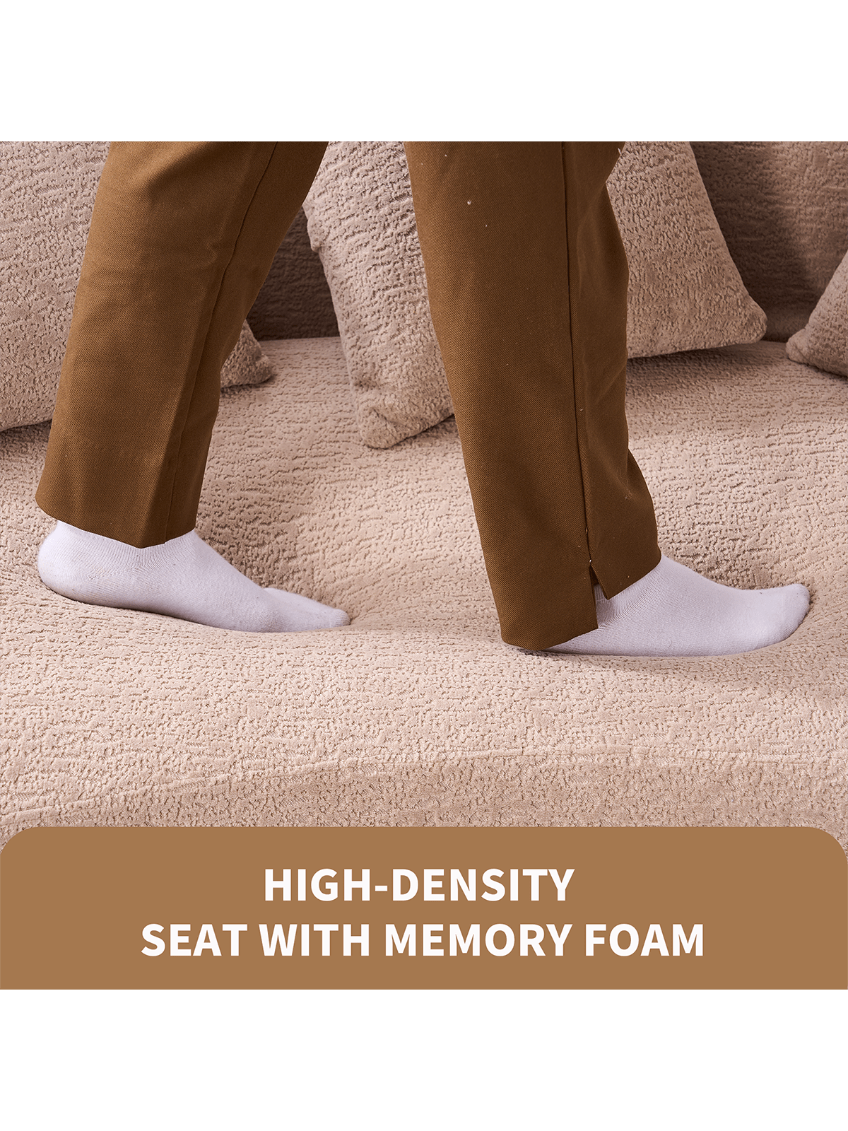 HIGH-DENSITY SEAT WITH MEMORY FOAM