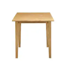 FurniFact - Wood Drop-Leaf Dining Table & Chairs 3-Piece Dining Set - Oak