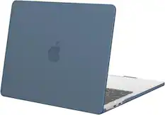 Front. mosiso - Laptop Case for MacBook Air 13 inch Case M5 A3449 M4 A3240 M3 A3113 M2 A2681 2022-2026 - Steel Blue.