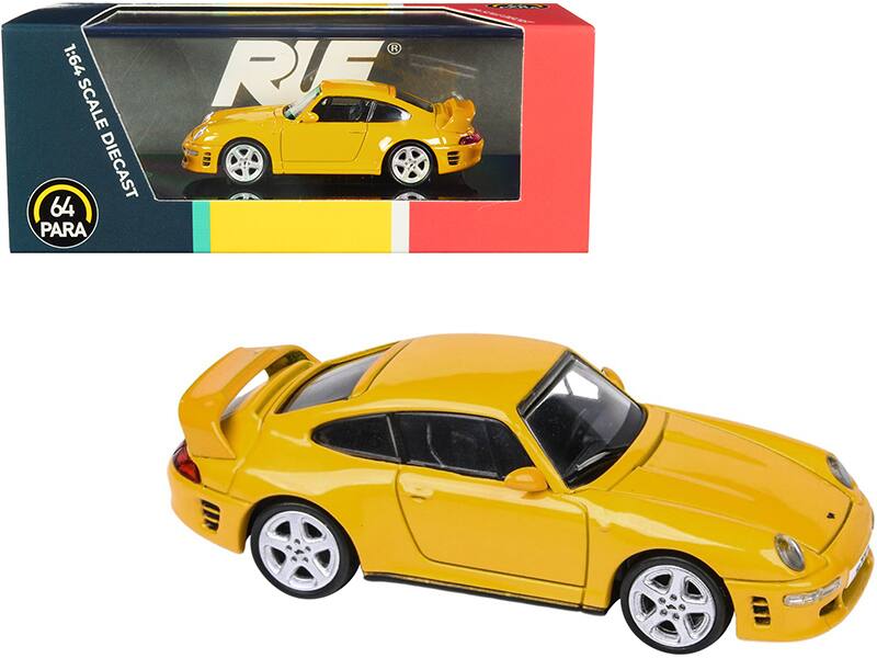 RUF CTR2 Blossom 1/64 Diecast Model Car by Paragon - Yellow