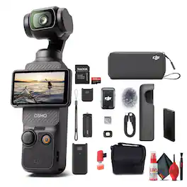 Osmo Pocket 3 Creator Combo, 3-Axis Stabilization and DJI Mic 2 + More