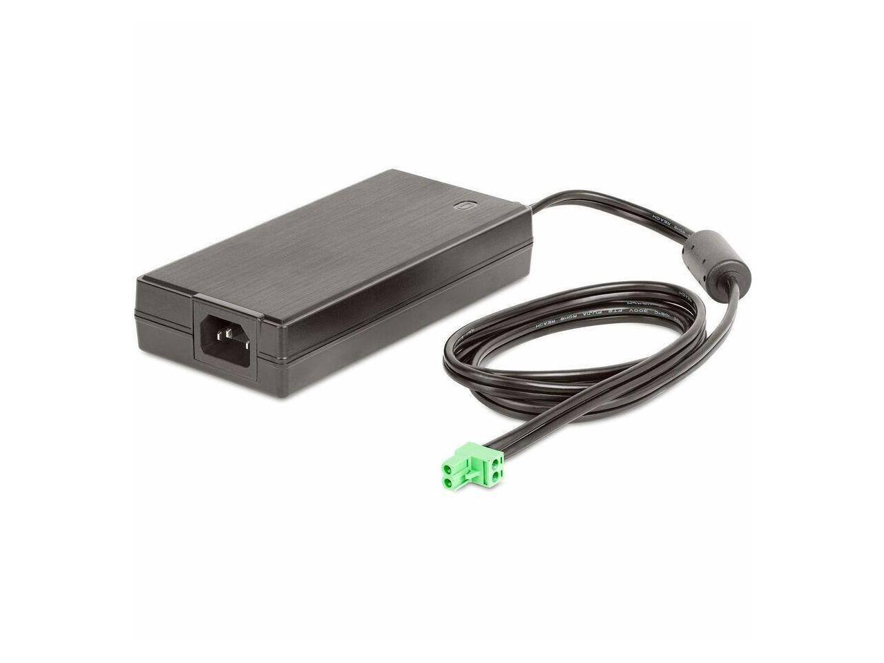 Alt View 7. StarTech.com - StarTech.com 160W 24V/6.6A Universal DC Power Adapter, 4ft Cord, 2/3-Pin Blocks, 100-240V AC/DC for Industrial USB Hubs.