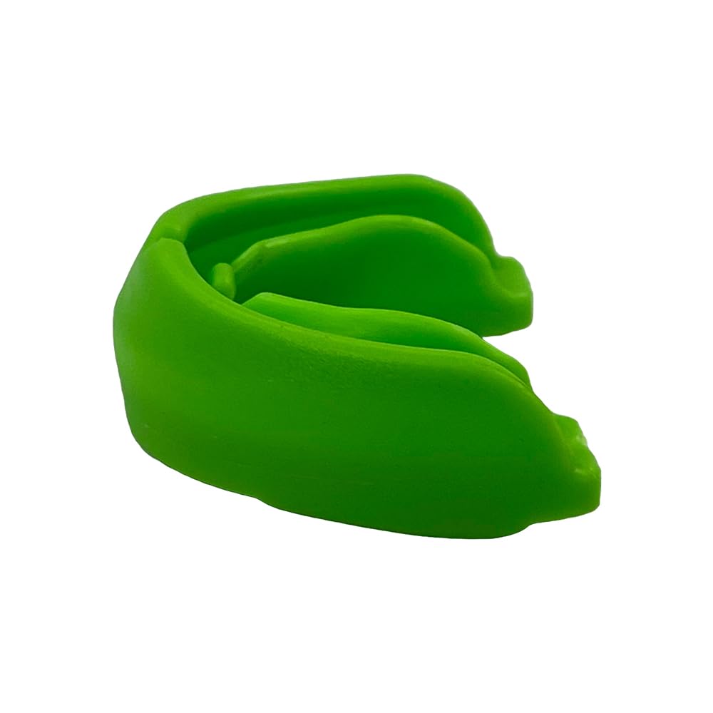 Alt View 1. Amber Sporting Goods - Amber Fight Gear Power Mouthpiece with Case, Adult, Green - Green.