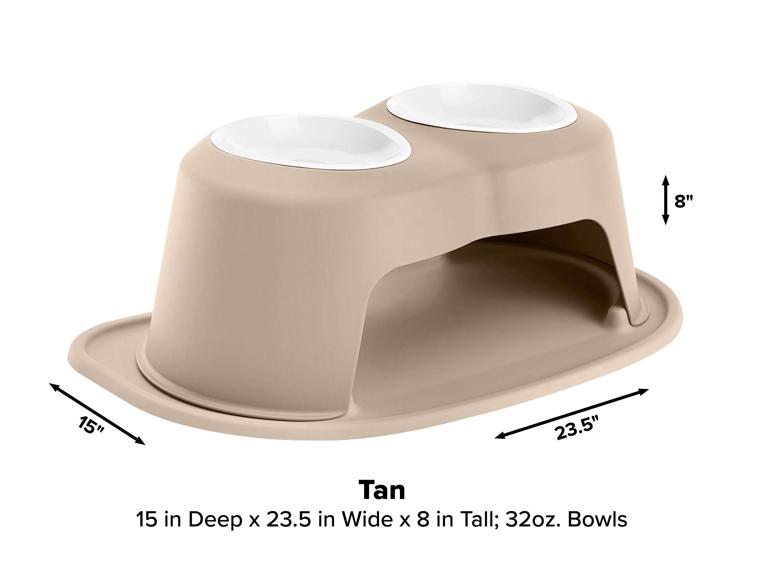 8"  
15"  
23.5"  
Tan 15 in Deep x 23.5 in Wide x 8 in Tall; 32oz. Bowls