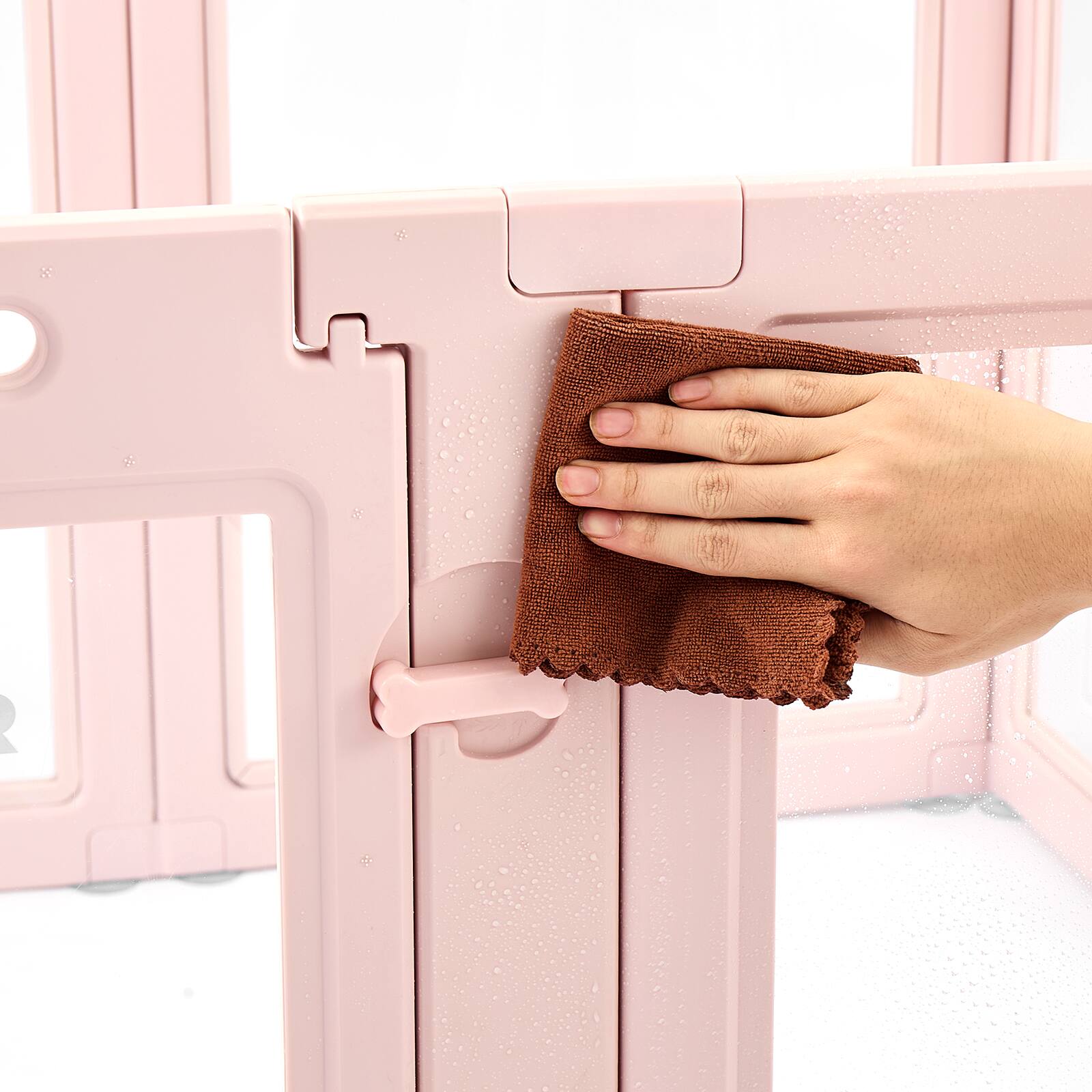 Alt View 5. VEVOR - Dog Whelping Box, 60x39x23 in Plastic Dog Whelping Pen for Medium Sized Dogs, Waterproof Transparent Puppy Playpen.