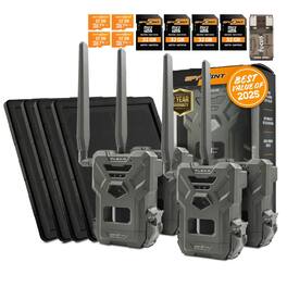 Spypoint - FLEX-M Trail Camera and SPLB 10 Solar Panel Bundle with Accessories