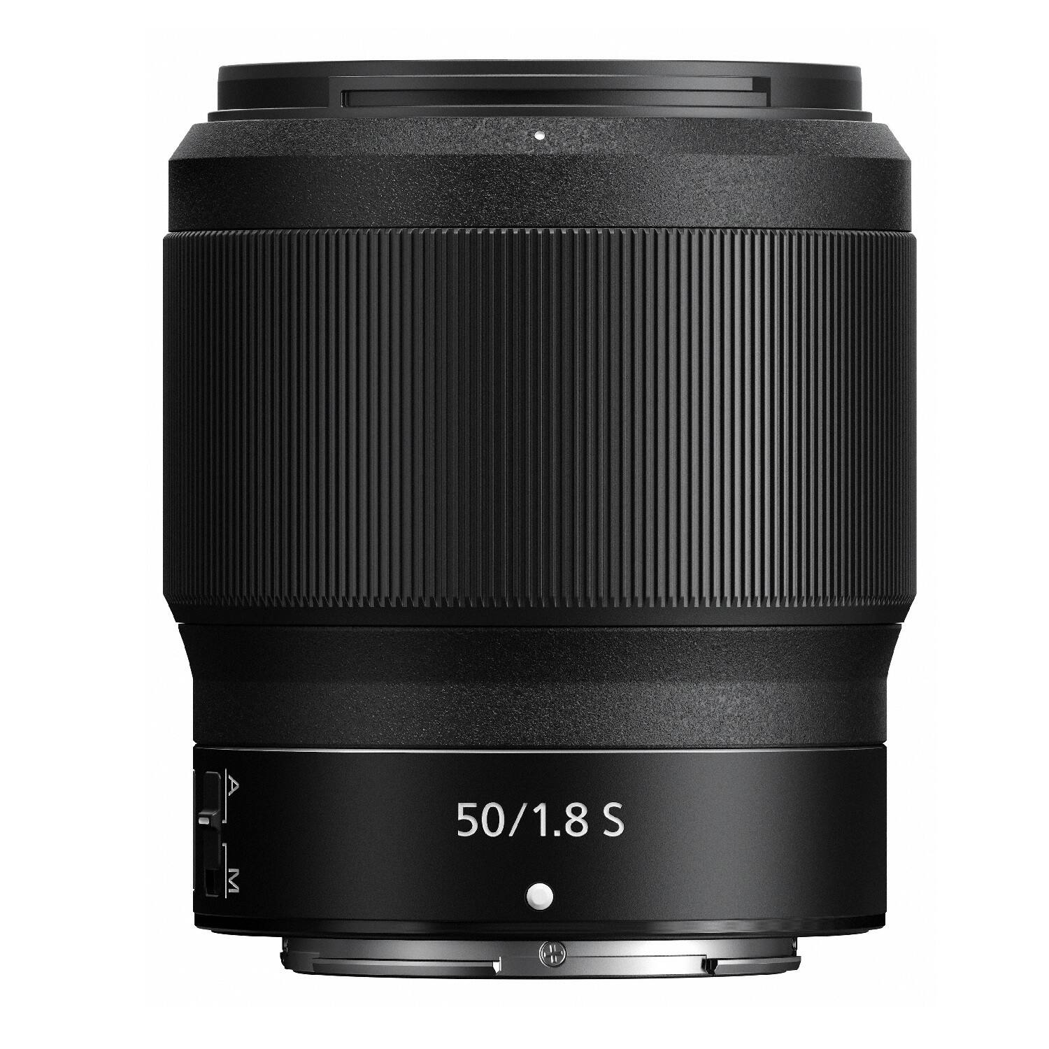 Left. Nikon - Nikon NIKKOR Z 50mm f/1.8 S Lens with Deluxe Accessory Bundle.