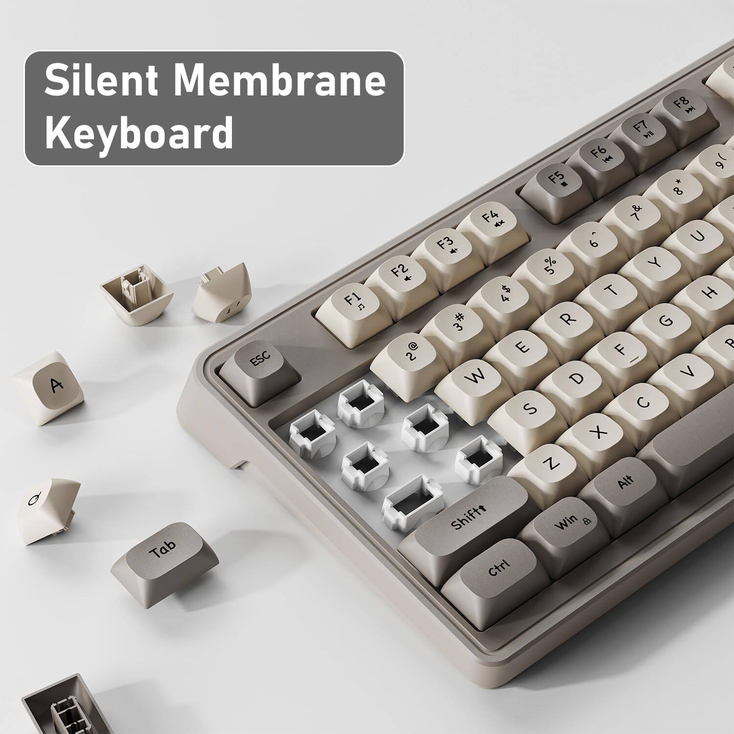 Silent Membrane Keyboard

F8 F7 F6 F5 F4 F3 F2 F1

ESC Tab Ctrl Shift Win

A S D F G H J K L

Z X C V B N M

Alt