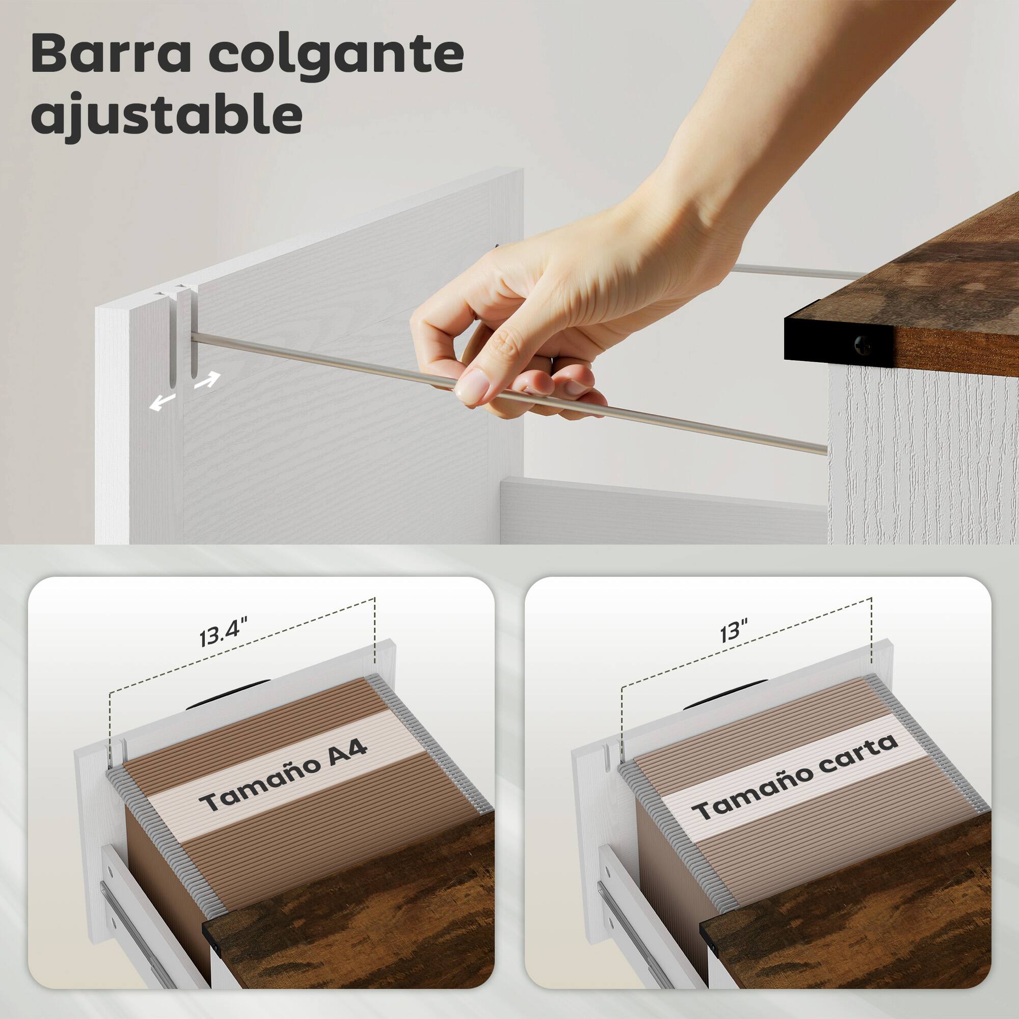 Barra colgante ajustable

13.4"
13"

Tamaño A4
Tamaño carta