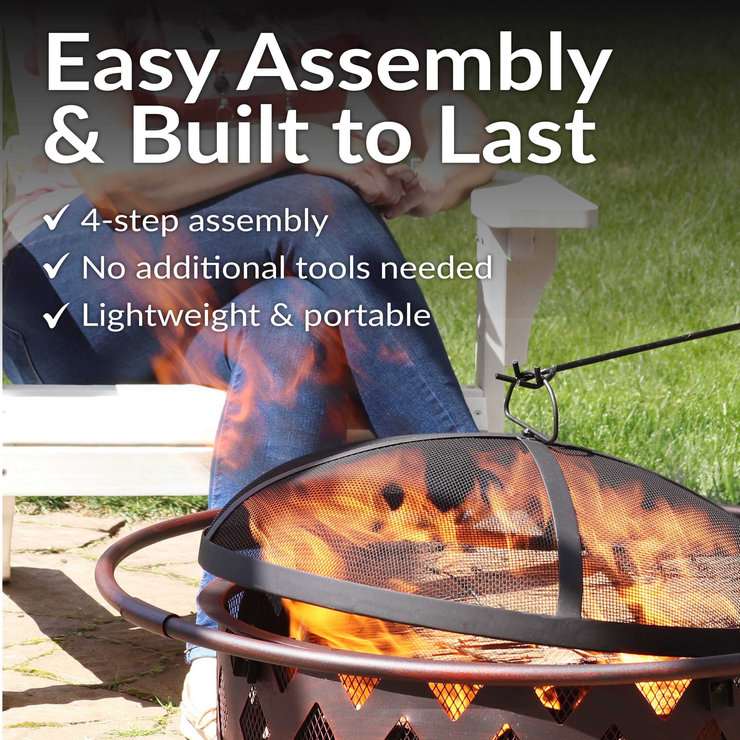 Easy Assembly & Built to Last

- 4-step assembly
- No additional tools needed
- Lightweight & portable