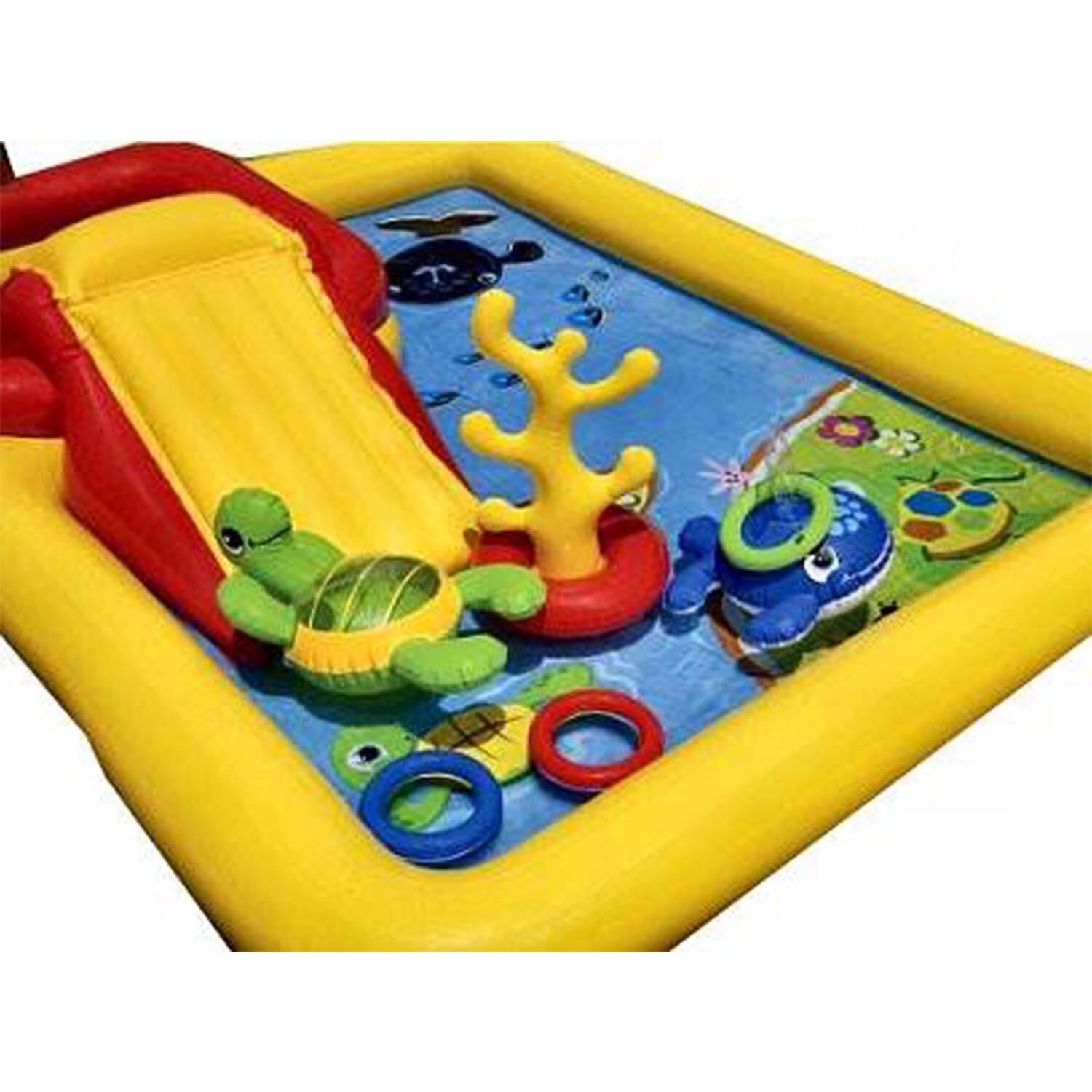Alt View 1. Intex - Intex 57454EP-DD Ocean Island Play Center Inflatable Wading Pool with Games.