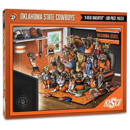 YouTheFan - Oklahoma State Cowboys Purebred Fans 18'' x 24'' A Real Nailbiter 500-Piece Puzzle - Multicolor