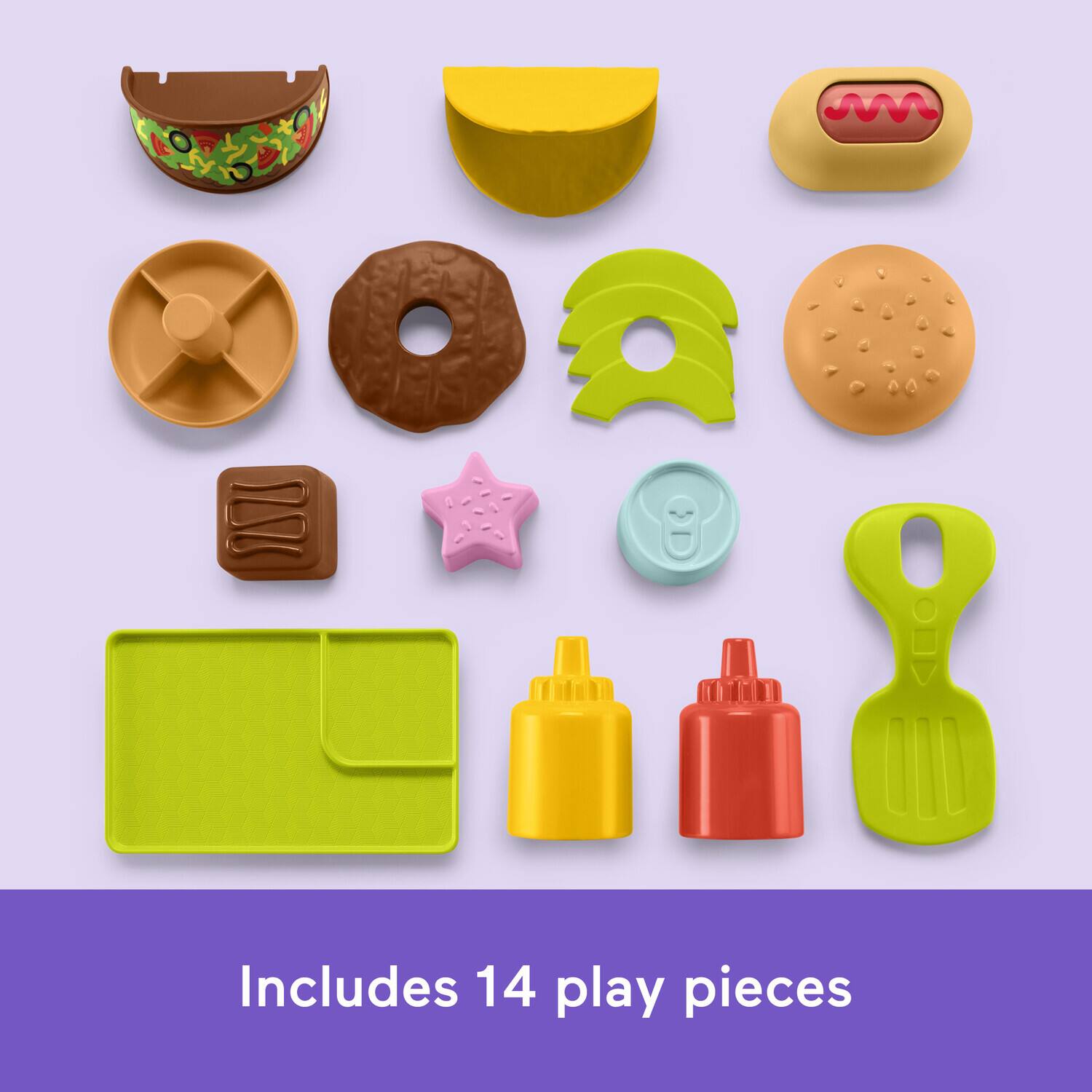 Includes 14 play pieces