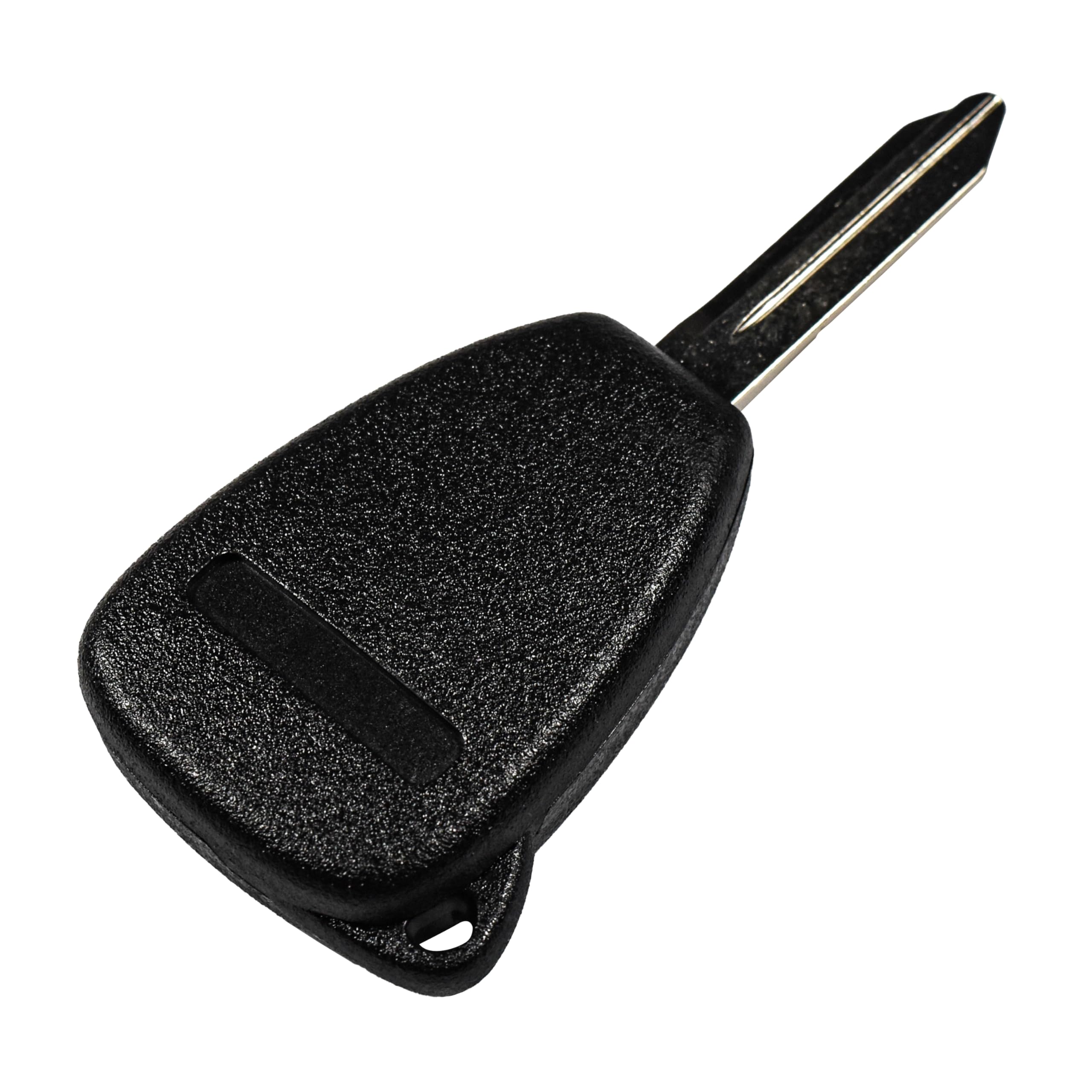 Alt View 1. HQRP - Uncut key fob shell case and blade, 3-button, includes 2 batteries, for Jeep Liberty, Wrangler - Black.