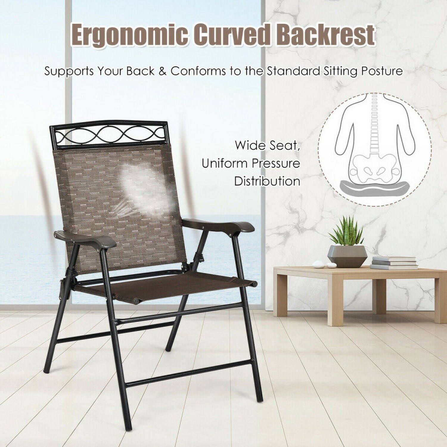 Ergonomic Curved Backrest  
Supports Your Back & Conforms to the Standard Sitting Posture  

Wide Seat, Uniform Pressure Distribution