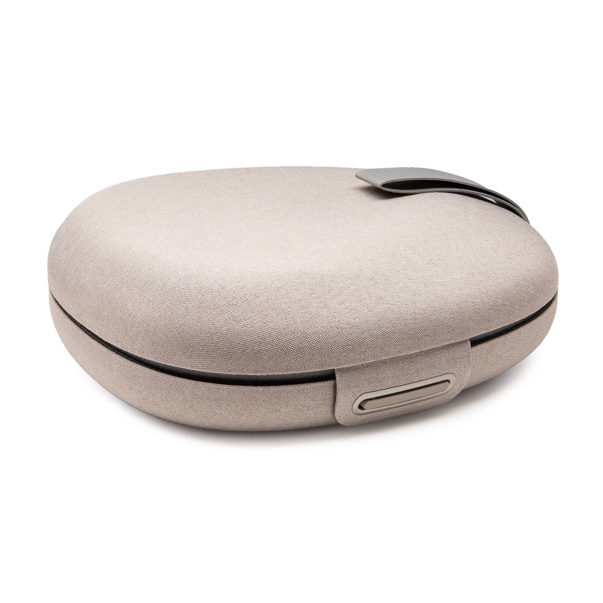 Front. Sony - Sony OEM Carrying Case for WH-1000XM6 Noise Canceling Headphones (Silver).
