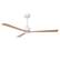 Alt View 7. Parrot Uncle - 52" Modern 3-Blade Ceiling Fan with Reversible DC Motor, 6-Speed, Remote Control, No Light - White.