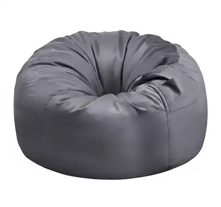 Front. AOITUN - 3ft Bean Bag Chair with Filler Included, Comfy Sofa Sack for Adults Teens, Soft Washable Cover for Dorm Bedroom, Grey - Gray.
