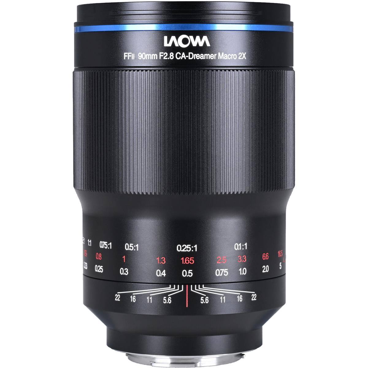 MOVI FFII 90mm F2.8 CA-Dreamer Macro 2X

0.75:1 0.5:1 E 8.0 1 13 0.25 0.3
1.3 0.4
0.25:1 1.65 0.5
01:1 25 3.3 0.75 1.0
6.6 20
165 5
22
16
11
5.6
5.6
11
16
22