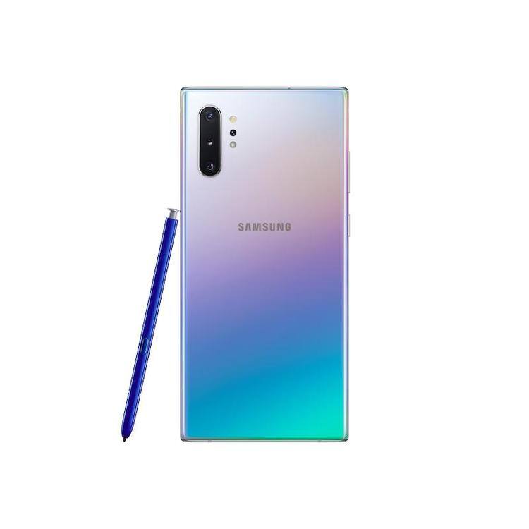 Left. Samsung - Galaxy Note 10+ N975U (Fully Unlocked) 256GB - Aura Glow.