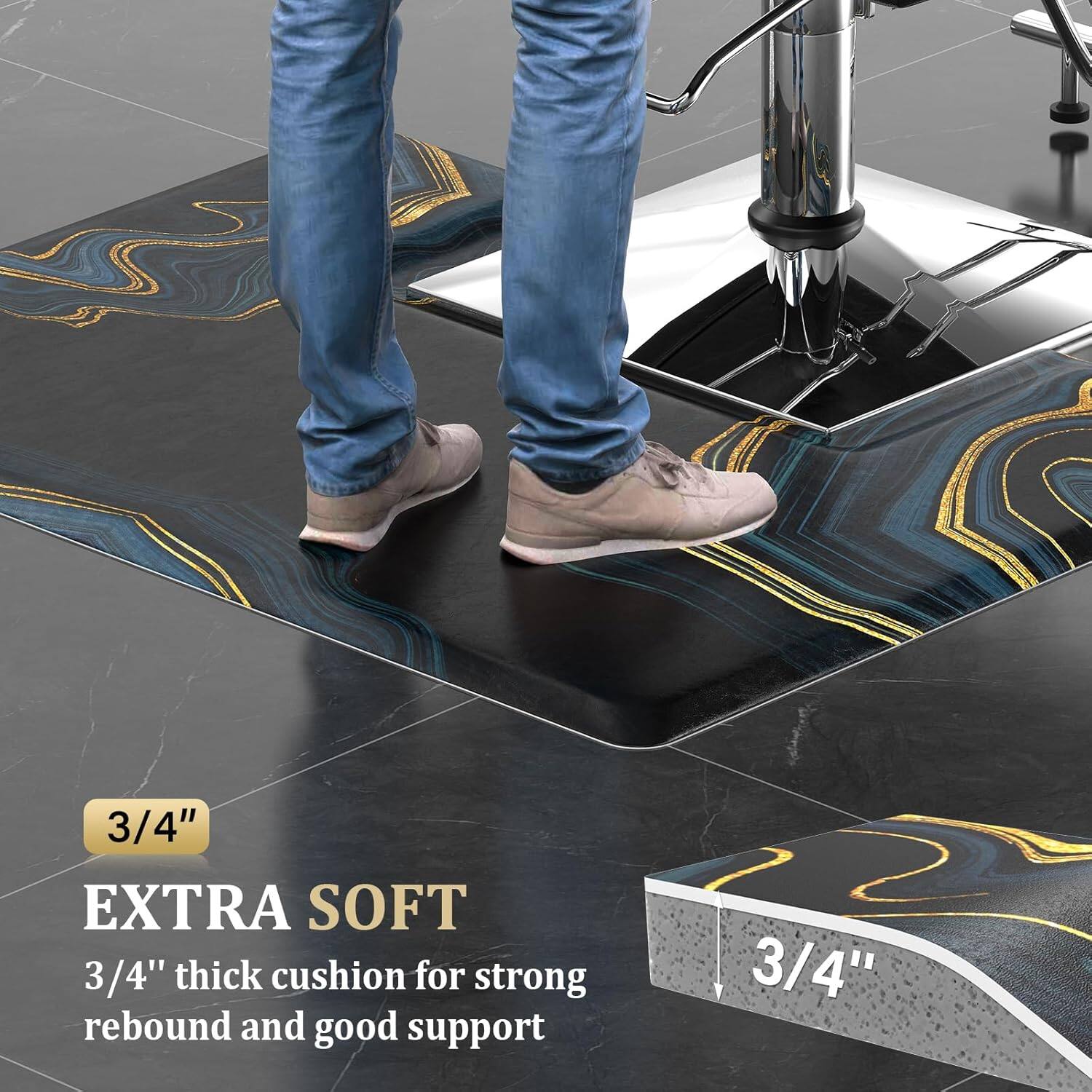 3/4" EXTRA SOFT  
3/4" thick cushion for strong rebound and good support