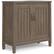 Front Zoom. Simpli Home - Lev Low Storage Cabinet - Smoky Brown.