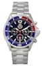 Orient - Chronograph Stainless Steel Dial Solar Diver's RA-TX0201L10B 200M Men's Watch - Black