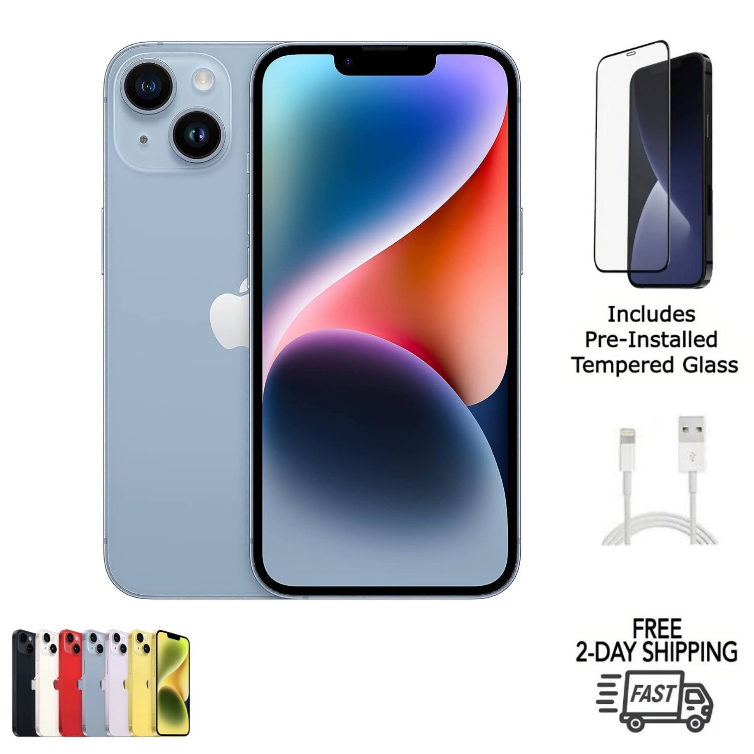 Includes Pre-Installed Tempered Glass  
FREE 2-DAY SHIPPING FAST