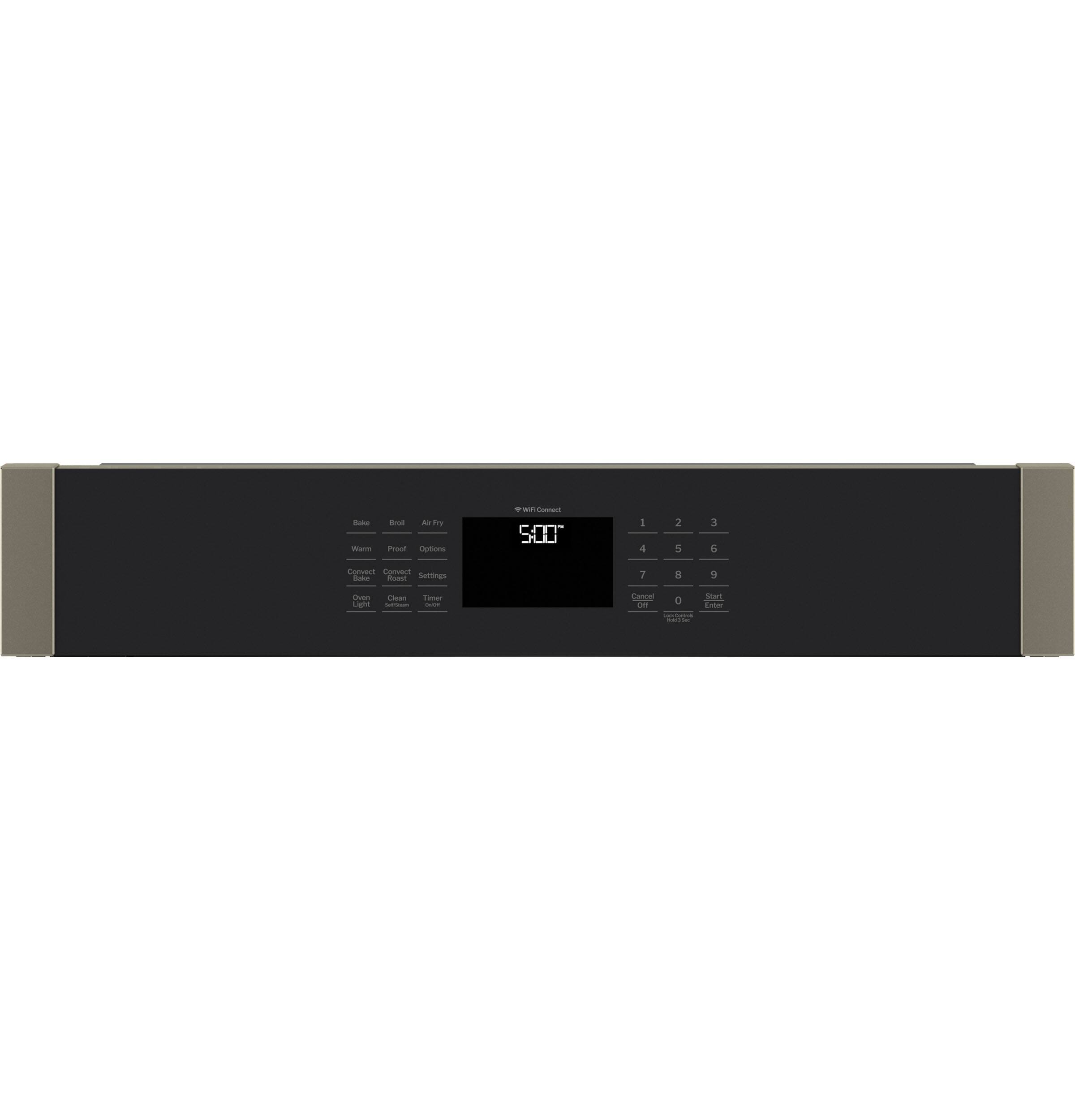 Bake Warm  
Broil AirFry Proof Options  
? we Connect 500  
1 2 3 4 5 6 7 8 9 0 Cancel Start  
Convect Convect Sake Roast Settings  
Oven Light  
Clean Submitted  
Timer