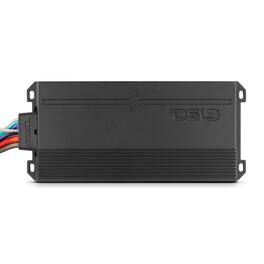 DS18 Audio - 4-Channel Marine and Powersports Class D Car Amplifier With IPX7 Rating | 4 x 120W RMS at 4 Ohm - Black