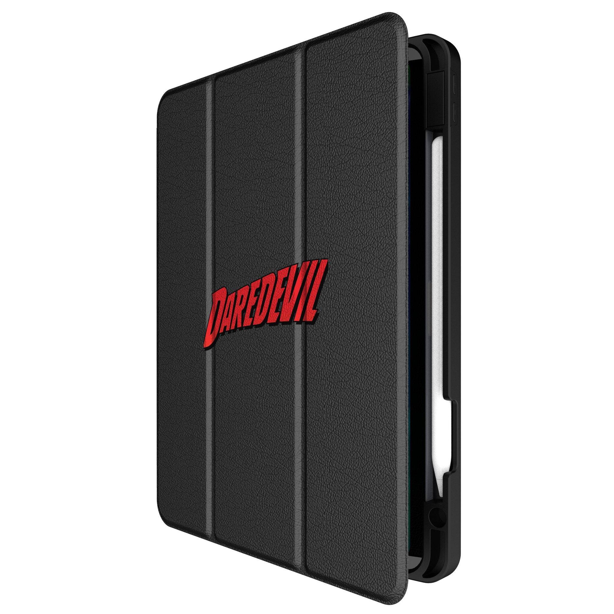 Angle. Keyscaper - Marvel Badge Tablet Case - Apple iPad Mini (6th Gen) - Daredevil 1.