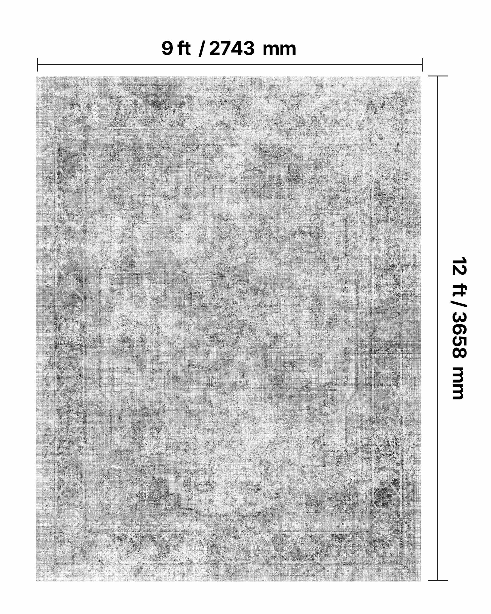 9 ft / 2743 mm
12 ft / 3658 mm