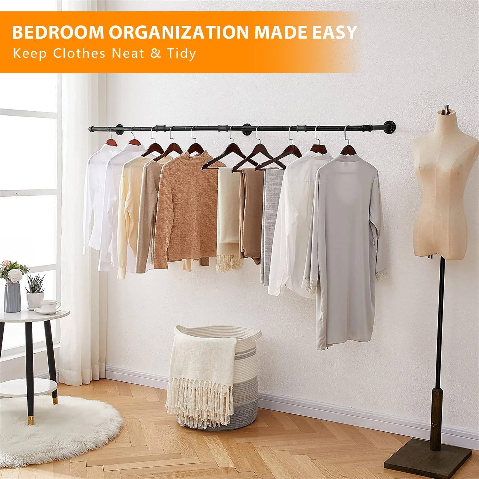 BEDROOM ORGANIZATION MADE EASY  
Keep Clothes Neat & Tidy