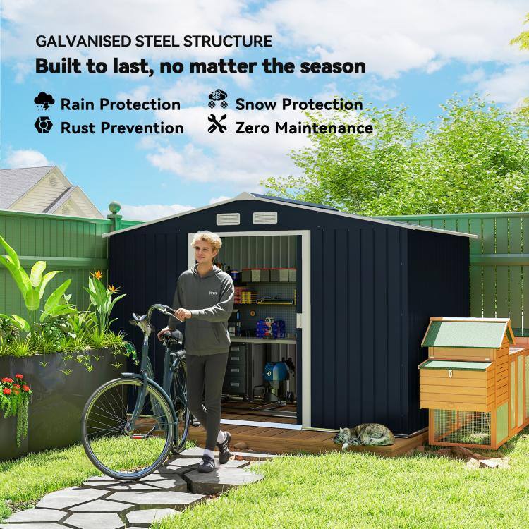 GALVANISED STEEL STRUCTURE  
Built to last, no matter the season

- Rain Protection
- Snow Protection
- Rust Prevention
- Zero Maintenance