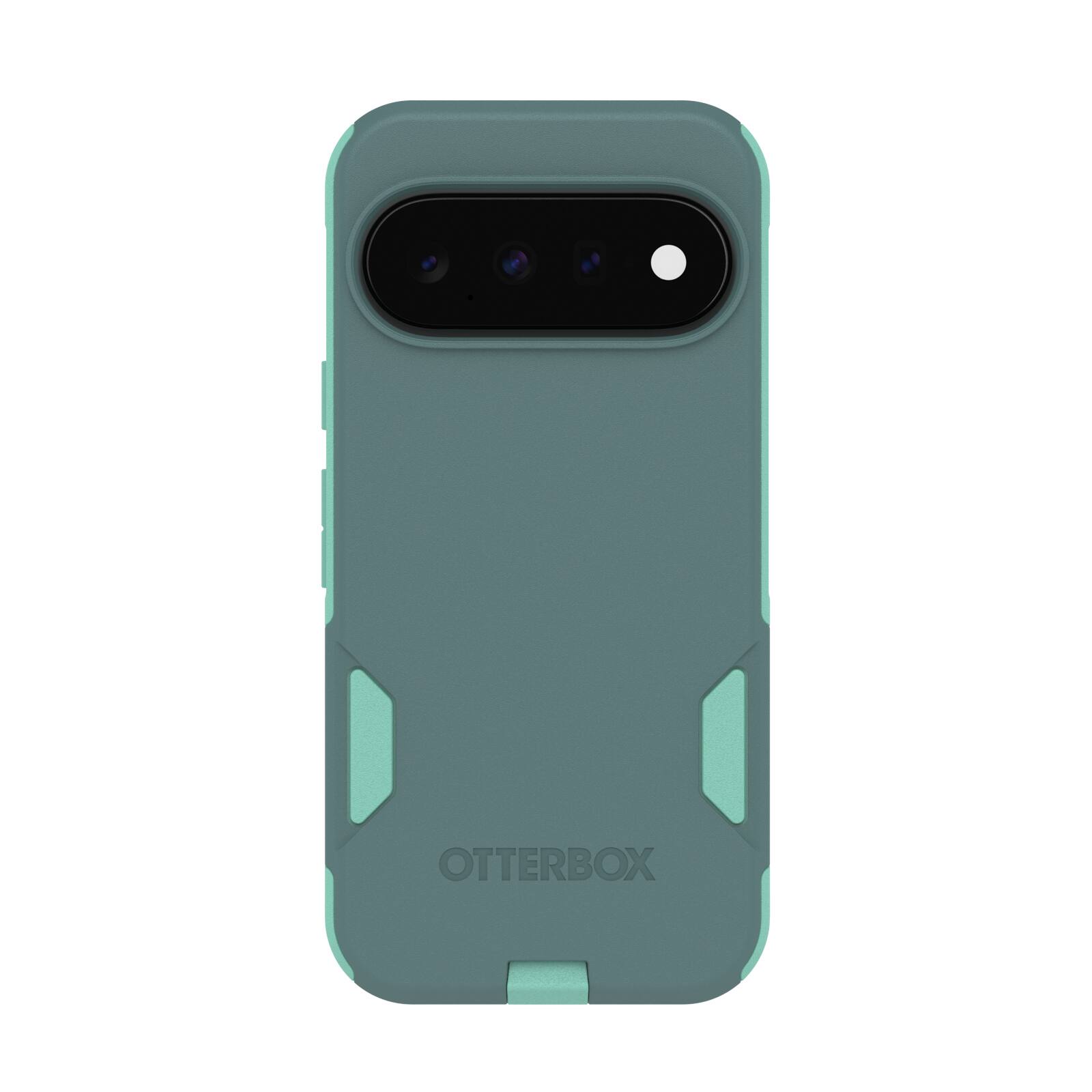 Angle. OtterBox - OtterBox Google Pixel 11 & Pixel 11 Pro (Only) Commuter Series Case with Magnets - Thin & Protective - Impact Absorbing - Sea Greens.