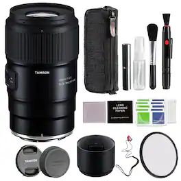 Tamron - 90mm f/2.8 Di III VXD Macro Lens for Sony E mount with Pixel Advance Accessories and Travel Bundle | AFF072S-700 - Black