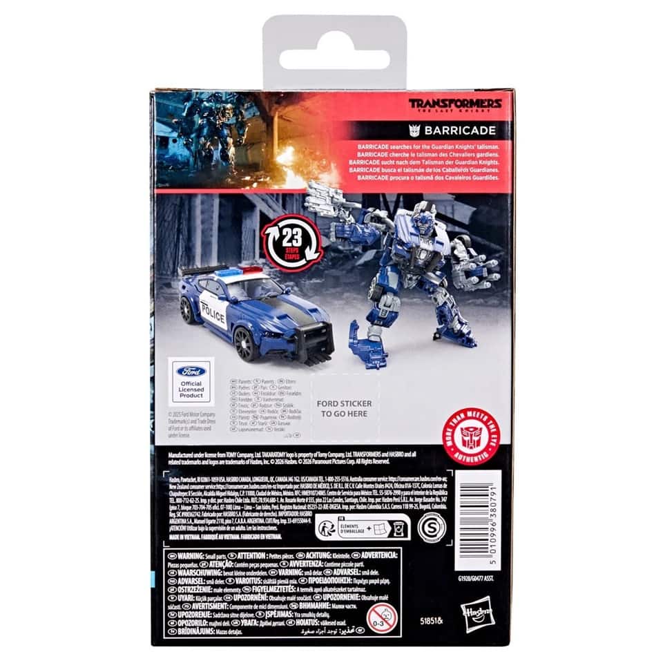 Hasbro Transformers: The Last Knight Studio Series Deluxe Class