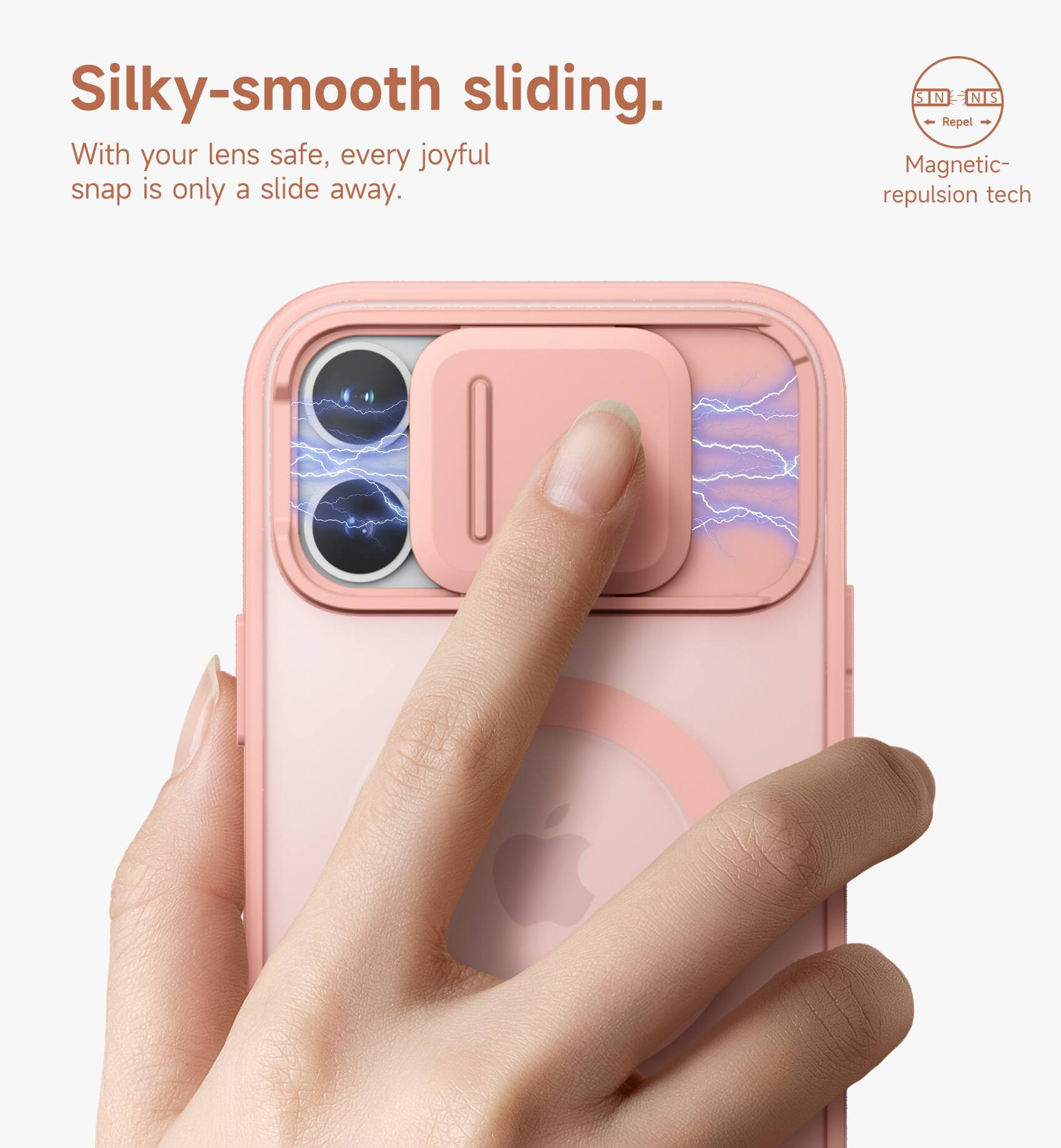 Silky-smooth sliding.  
With your lens safe, every joyful snap is only a slide away.  
STN NIS Repel - Magnetic repulsion tech