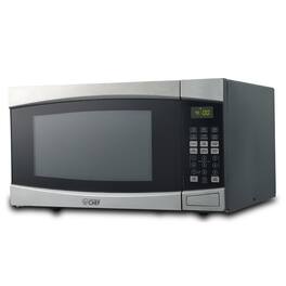 Commercial Chef - Countertop Microwave Oven 1.6 Cu. Ft. 1000W - Stainless Steel