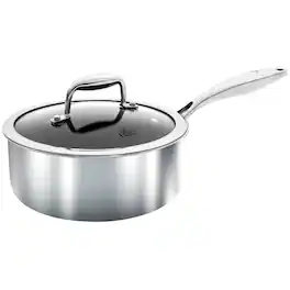 Hell's Kitchen - Hybrid 2.5-Quart Saucepan and Lid - Stainless Steel
