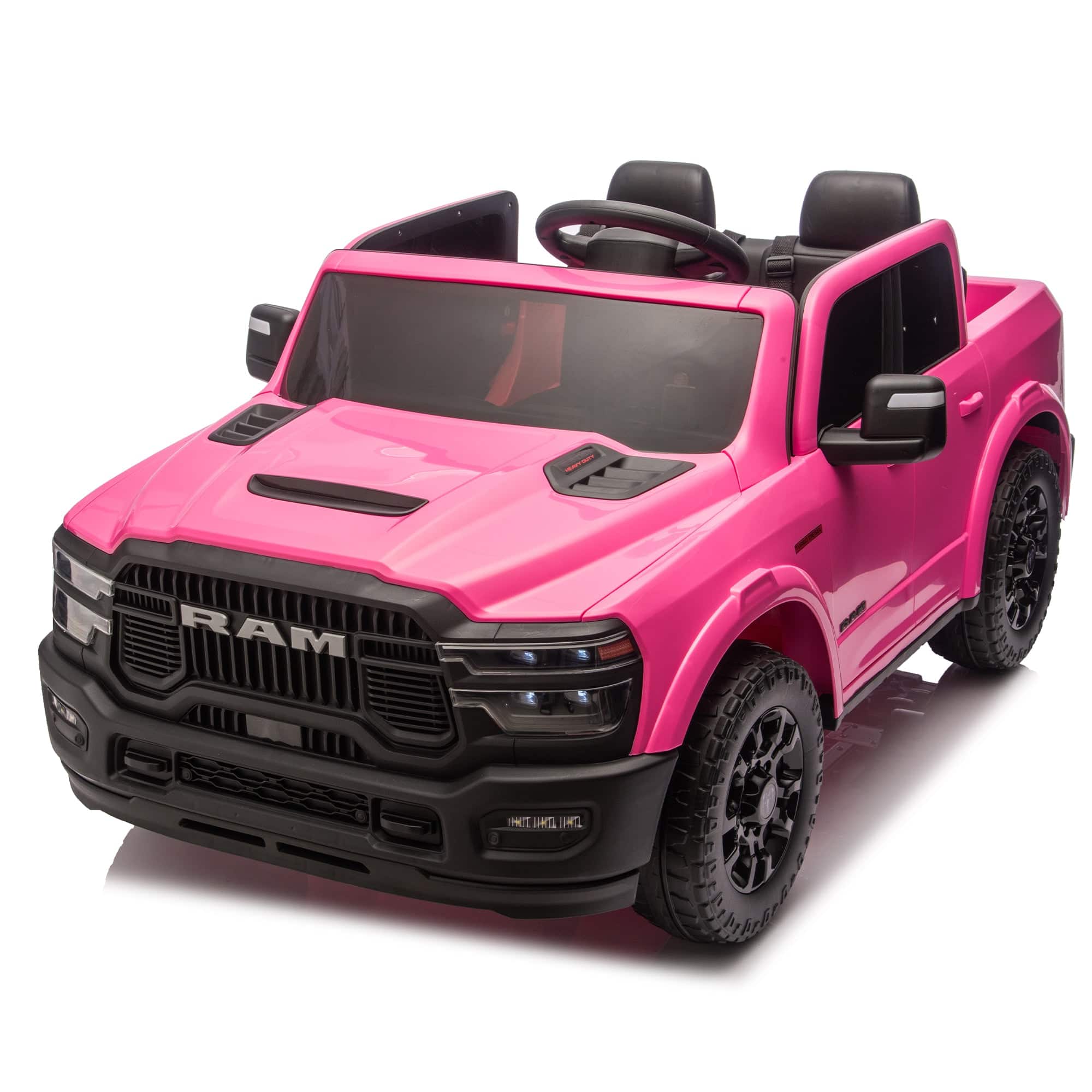 Boyel Living - 3+ 24V Kids Ride On UTV with Parents Remote Control Twin 80W Motors with 24V5A - Pink