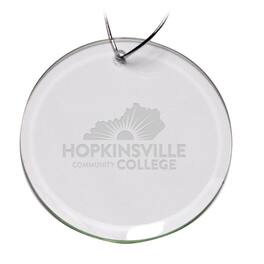 Jardine - Hopkinsville Community College 3'' Round Glass Ornament - Multicolor