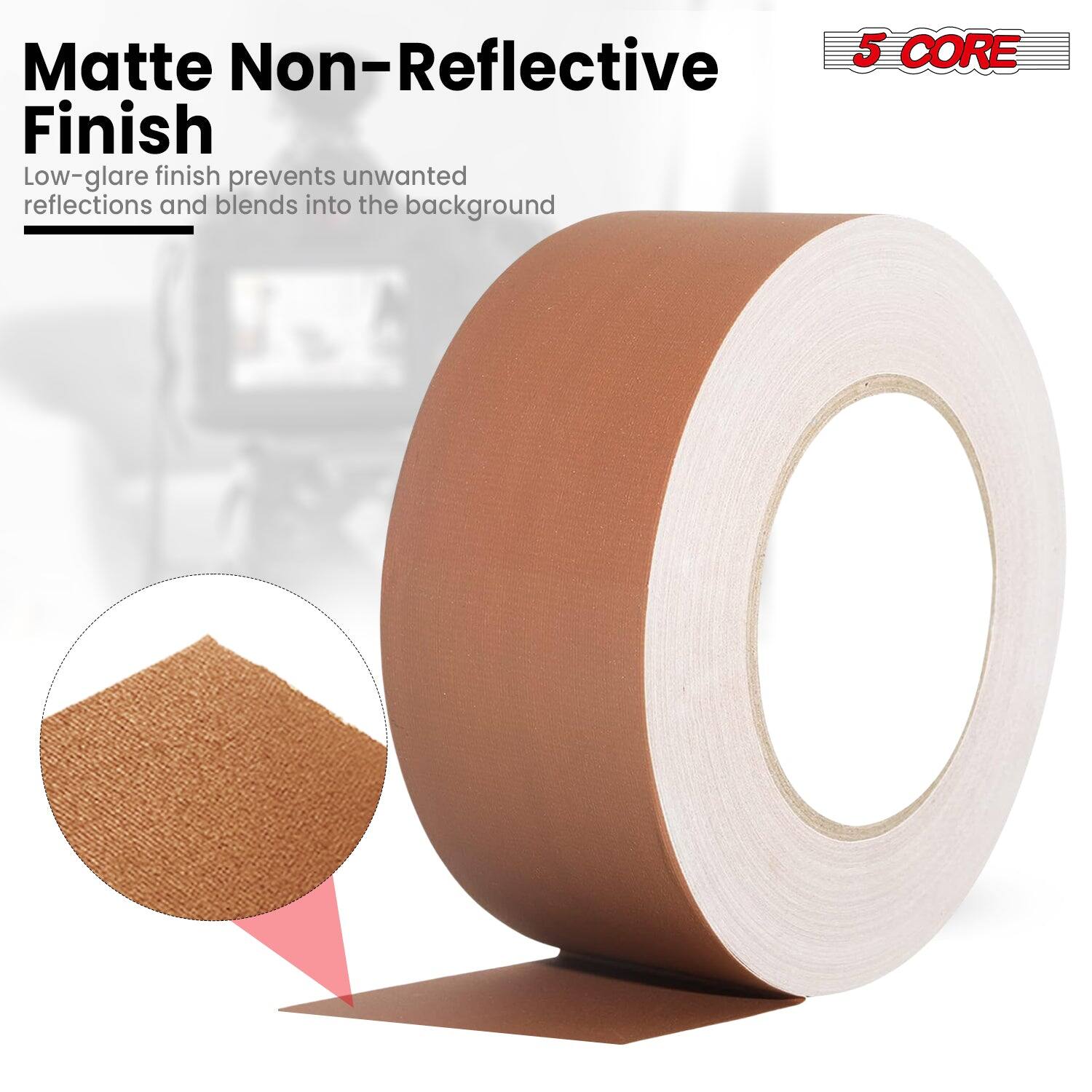 Matte Non-Reflective Finish  
Low-glare finish prevents unwanted reflections and blends into the background  

5 CORE