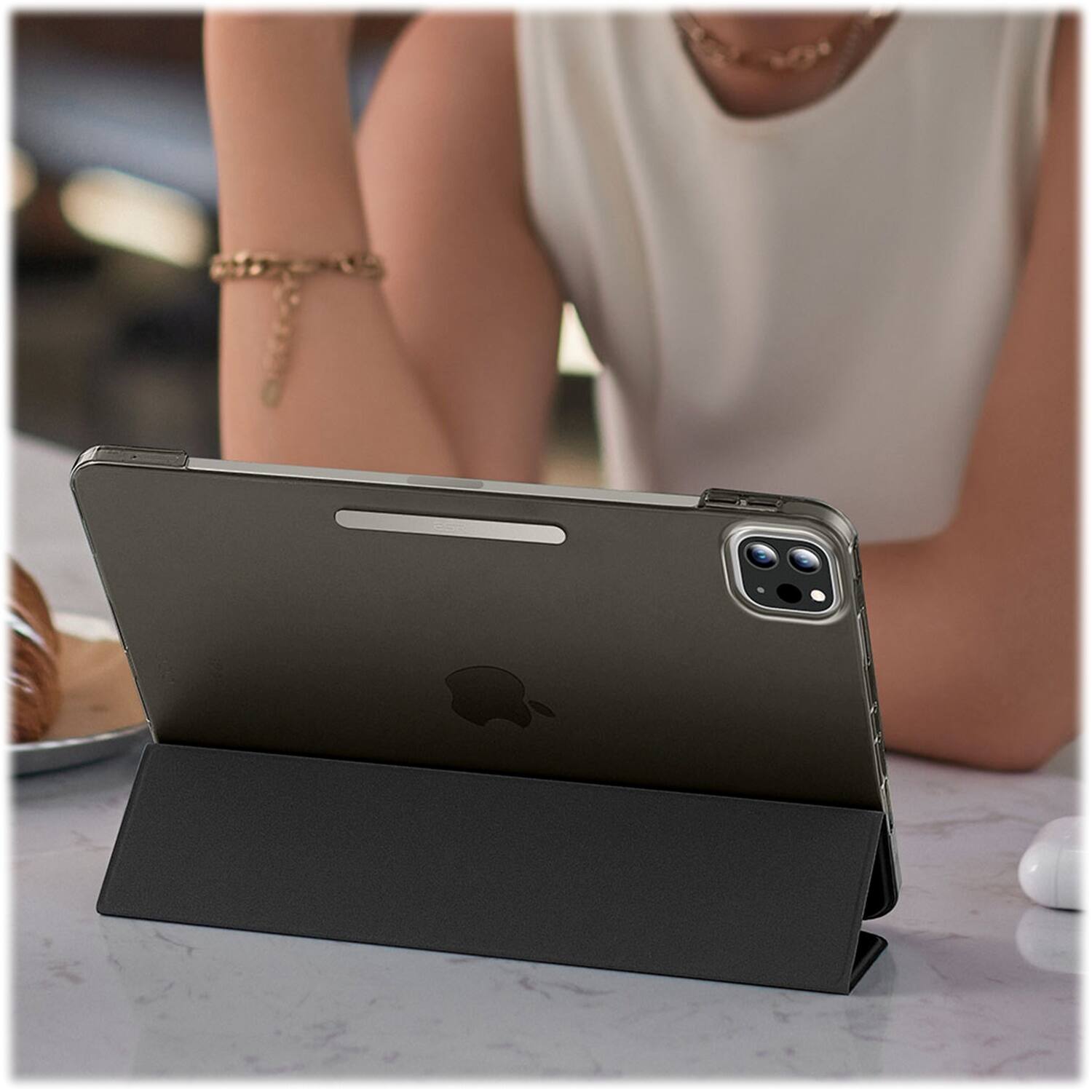 Alt View 16. SaharaCase - Venture Series Tri-Fold Folio Case for Apple iPad Pro (M4) 11" 2024 - Black.