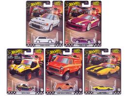 "Boulevard 106-110" 5 piece Set "Premium" 2024 Series Diecast Model Cars by Hot Wheels - Multicolor