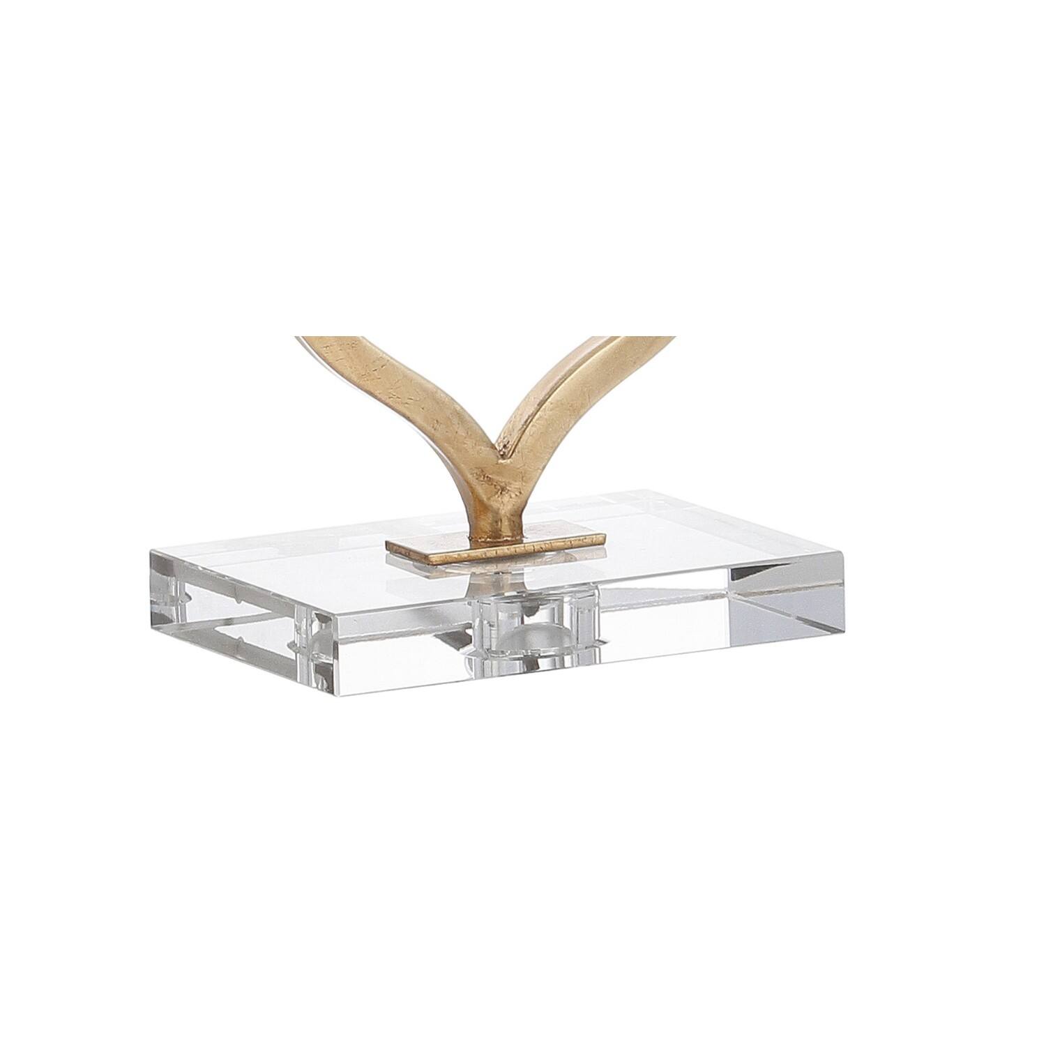 Alt View 7. Jonathan Y - Levi 31.5" Metal/Crystal LED Table Lamp, Gold Painting - Gold Painting.