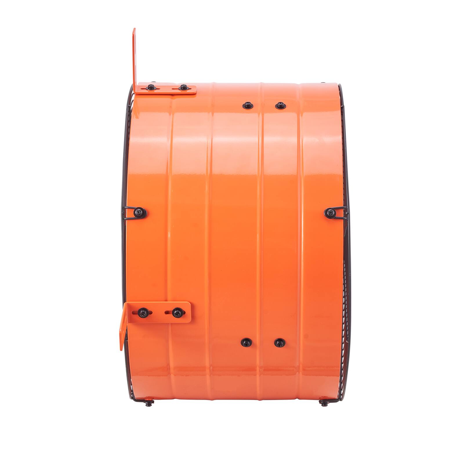 Alt View 5. VEVOR - Gable Mount Fan, 16 Inch Attic Exhaust Fan with Adjustable Thermostat & Outer Mesh, 2940 CFM House Ventilator - Vibrant Orange.